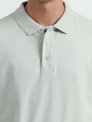 Caslay Organic Cotton Polo T-shirt Stom Grey.3
