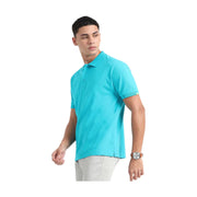 Caslay Organic Cotton Polo T-shirt Teal