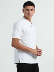 Caslay Organic Cotton Polo T-shirt White.2