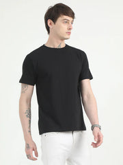Caslay Organic Crew Neck T-shirt Black.2