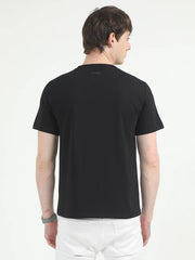 Caslay Organic Crew Neck T-shirt Black