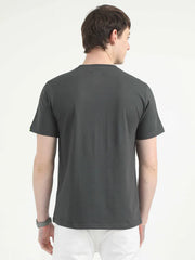 Caslay Organic Crew Neck T-shirt Grey.2