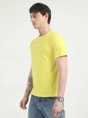 Caslay Organic Crew Neck T-shirt Illuminating.1