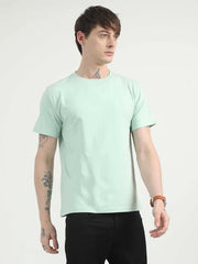 Caslay Organic Crew Neck T-shirt Jade Green.2