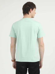 Caslay Organic Crew Neck T-shirt Jade Green.3