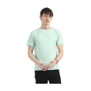 Caslay Organic Crew Neck T-shirt Jade Green