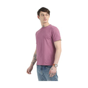 Caslay Organic Crew Neck T-shirt Purple