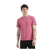 Caslay Organic Crew Neck T-shirt Red Violet
