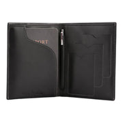 Cuir Ally Voyager Smart Passport Wallet – Black
