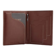 Cuir Ally Voyager Smart Passport Wallet – Black