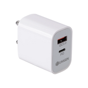 20W Dual Fast USB/PD Adapter, White