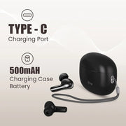 EVM Black EnZest True Wireless Earbuds EK1244