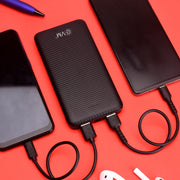 EVM Black Enzest 10000 mAh Powerbank EK1004