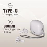 EVM White EnZest True Wireless Earbuds EK1243