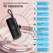 EnLite L Black 5000mAh Power Bank EK1229