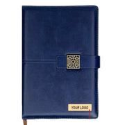 PU Leather Office Notebook Diary with Metal Design GCH 1043