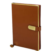 PU Leather Office Notebook Diary with Metal Design GCH 1054