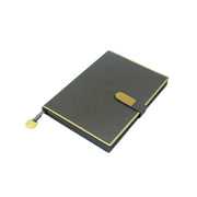 PU Leather Office Notebook Diary with Metal Design GCH 1054