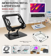 360' Rotating Metal Laptop Stand GC H1422