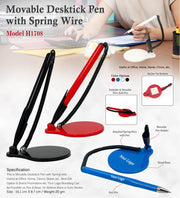 Movable Desk stick Pen With Spring Wire GCH 1708