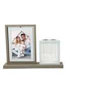 Wooden Rotating Photo Frame with Flower Stand GCH 2904