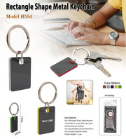Round Shape Rotating Metal Keychain GC H556