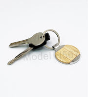 Round Shape Wooden Keychain GC H567
