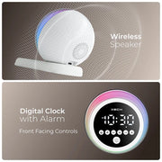 Hue Digital Alarm Clock Speaker