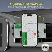 Clamp Z 180° Rotation AC Vent Mount Mobile Holder