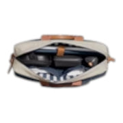 Ivory - Olive Commute Messenger Bag - Medium