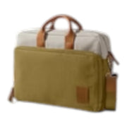 Ivory - Olive Commute Messenger Bag - Medium