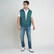 Jack & Jones - Ethan Sleeveless Puffer jacket - Dark Petrol