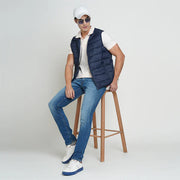 Jack & Jones - Ethan Sleeveless Puffer jacket - Navy Blue