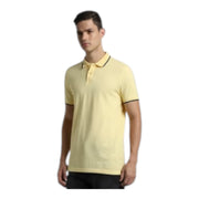 Jack & Jones Jacquard Tipping Polo - Yellow