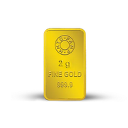 LOTUS 24K (999.9) 2 GM GOLD BAR