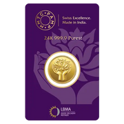 LOTUS 24K (999.9) 8 GM GOLD COIN