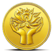 LOTUS 24K (999.9) 8 GM GOLD COIN