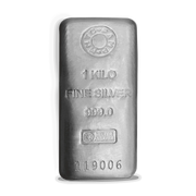 MMTC-PAMP 1 KG SILVER CASTED BAR 999 PURITY