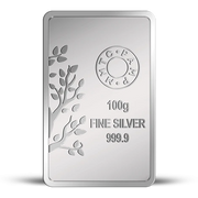 MMTC PAMP BANYAN TREE 999.9 PURITY 100 GM SILVER BAR