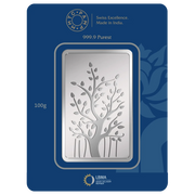 MMTC PAMP BANYAN TREE 999.9 PURITY 100 GM SILVER BAR