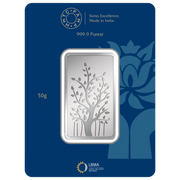 MMTC PAMP BANYAN TREE 999.9 PURITY 50 GM SILVER BAR