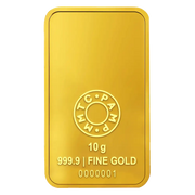 MMTC-PAMP LOTUS 24K (999.9) 10 GM GOLD BAR