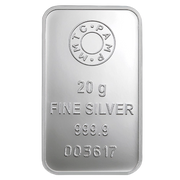 MMTC PAMP LOTUS (999.9) 20 GM SILVER BAR