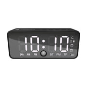 PIXEL 4 Digital Alarm Clock with Portable Bluetooth Speaker