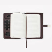 Pennline Superbook Organizer With Wireless Charging And 16GB Flash Drive Coffee Brown