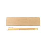 Personalised Wooden Desk Name Plate with Pen holder