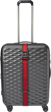 Travel Accessories Refresh, Luggage Strap, Black / Red