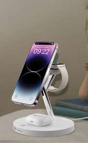 MAG SWIFT 3 IN 1 MAGNETIC MAGNETIC WIRELESS CHARGER