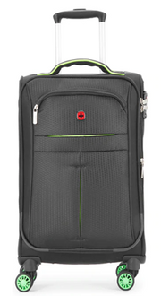 Wenger, Fiero Pro Large Softside Case, 8w, Black/Green