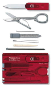 Victorinox Swiss Card Ruby Red Swiss Army Knife